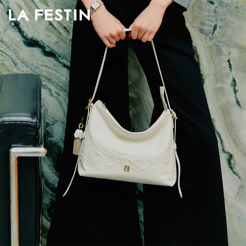 LA FESTIN Large Leather Tote Bag