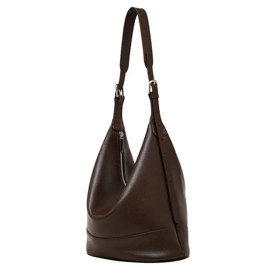 YANATARI Soft Leather Large-Capacity Tote
