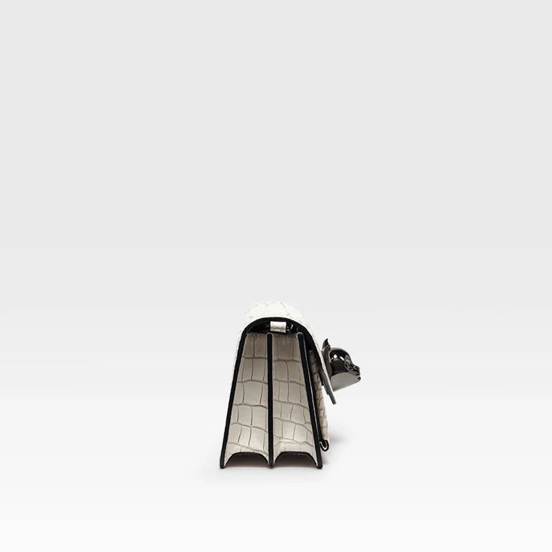 Chain Leather Clutch Bag