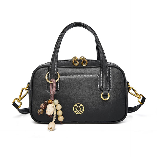 FOXER Women’s Leather Boston Travel Bag