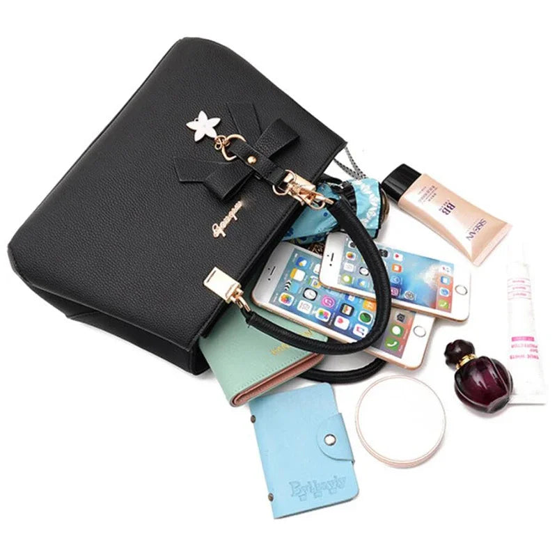 Elegant Bowknot Crossbody Handbag