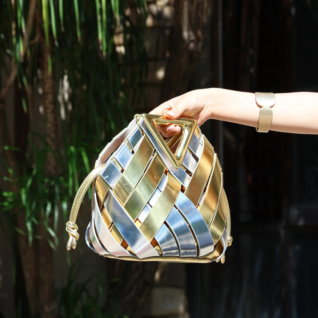 Gold Bags Purses for Shoulder Bags Crossbody Bag Handmade