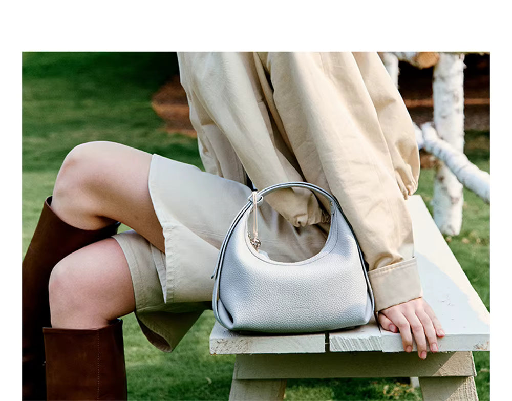 LA FESTIN Half Moon Crossbody Bag
