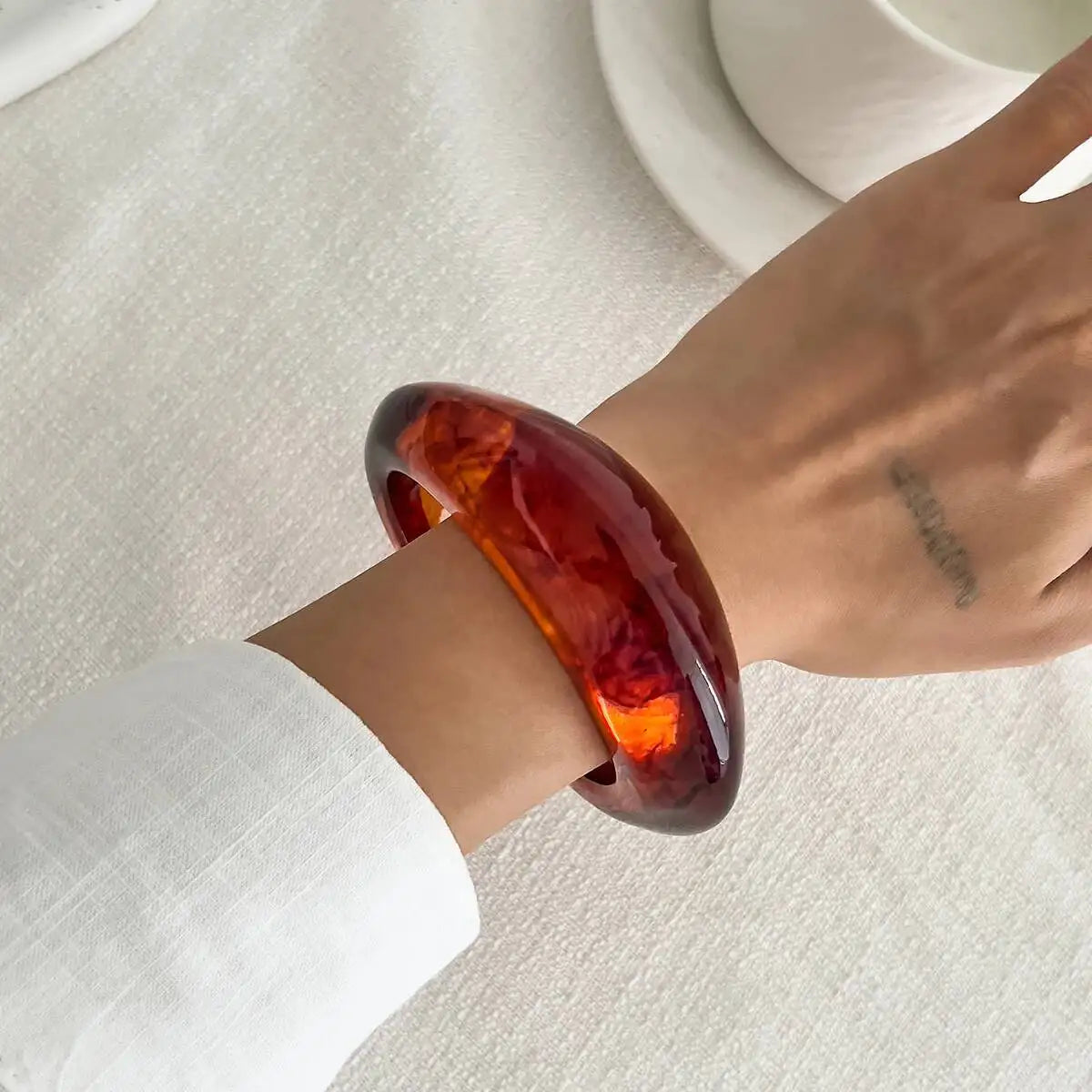Brown Resin Bangle