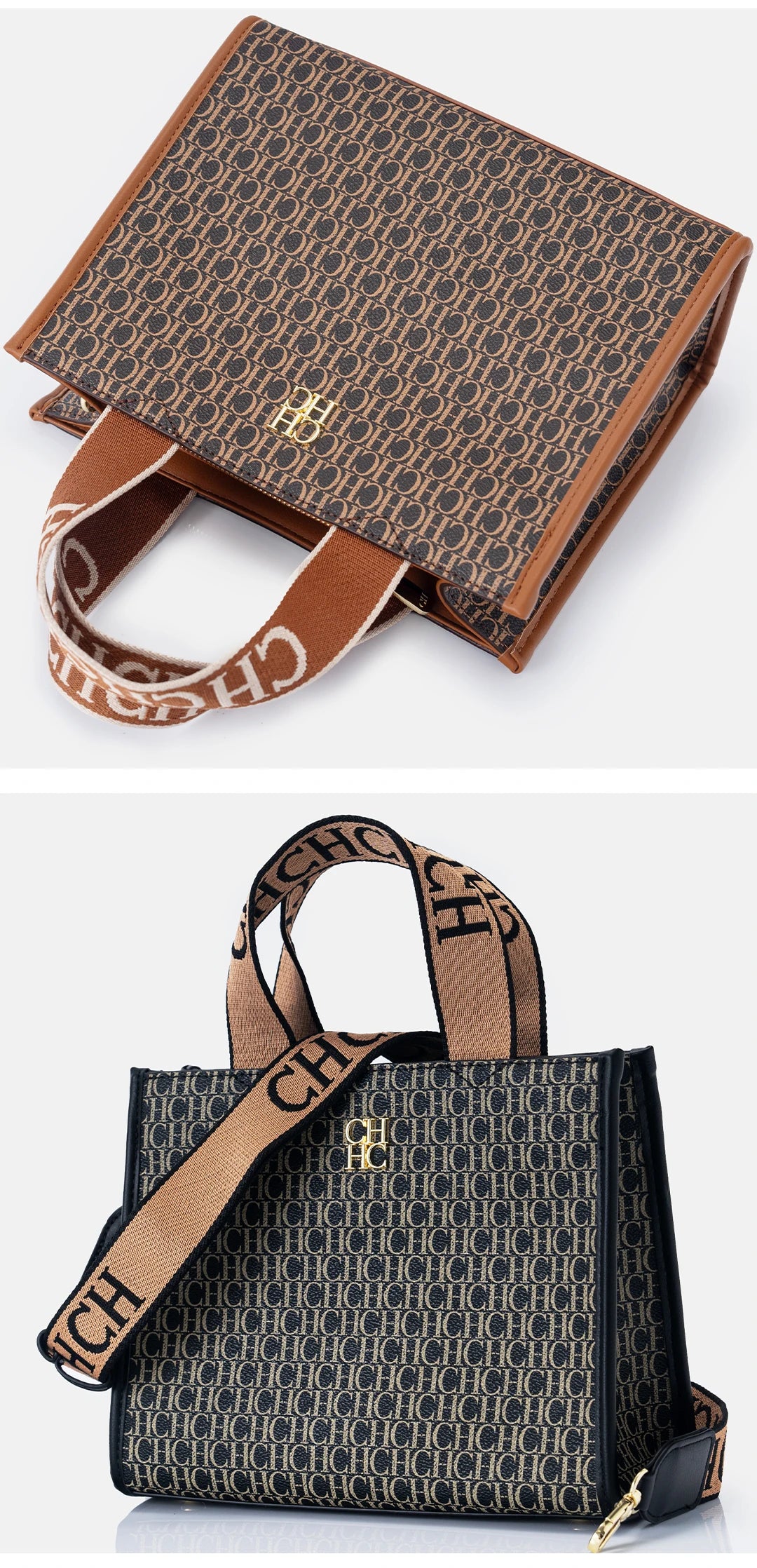 Embossed PU Leather Tote Bag