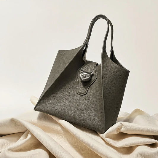 Genuine Leather Travel Tote
