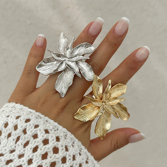 Layered Flower Ring