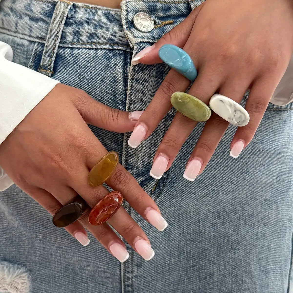 Boho Acrylic Ring