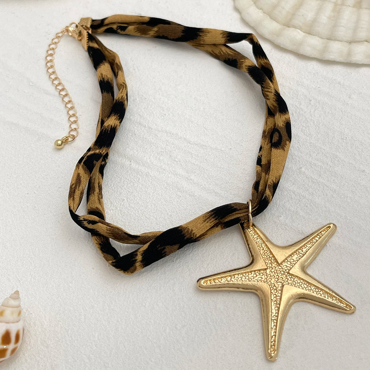 Layered Starfish Heart Necklace