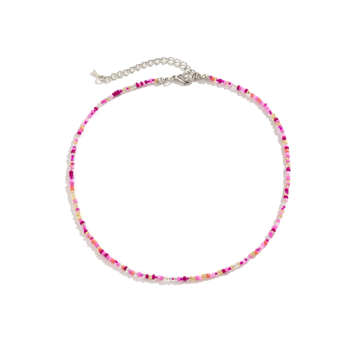 Boho Seed Bead Choker Necklace