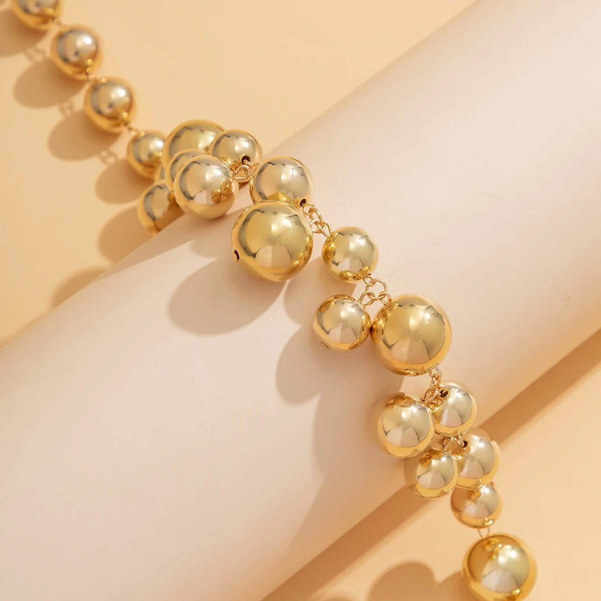 Pearl Beaded Choker Necklace