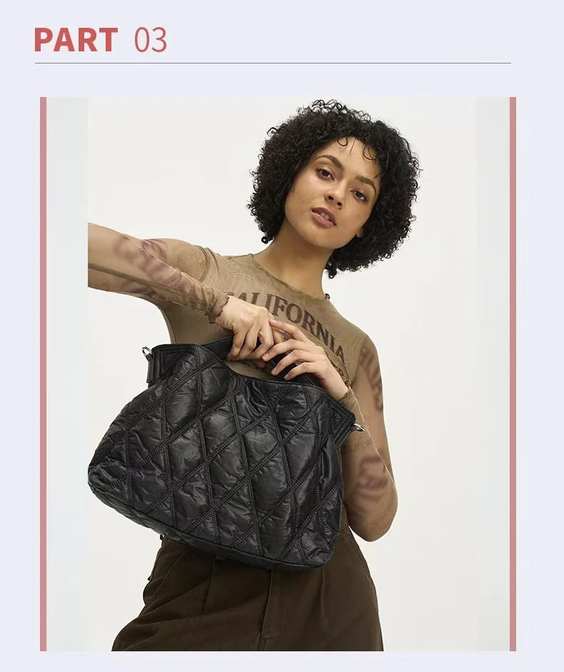 Quilted Puffer Shoulder Bag