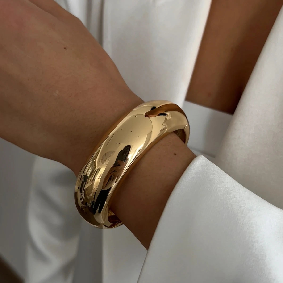 Gold Chain Cuff
