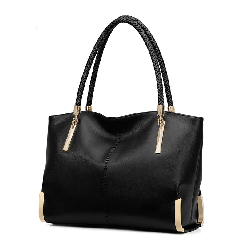 FOXER Cowhide Leather Tote Bag