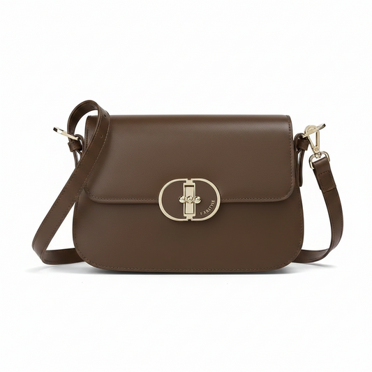 FOXER Women’s Retro Leather Crossbody Bag 2026