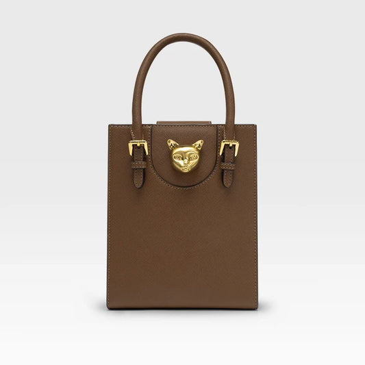 BAFELLI Mini Leather Tote Crossbody Bag
