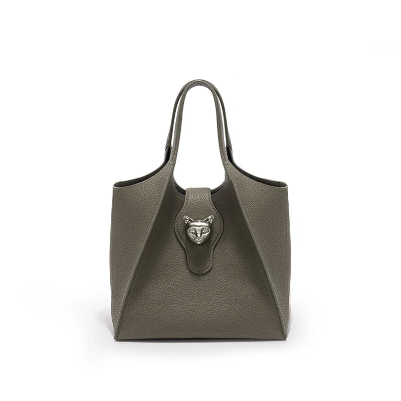Genuine Leather Travel Tote