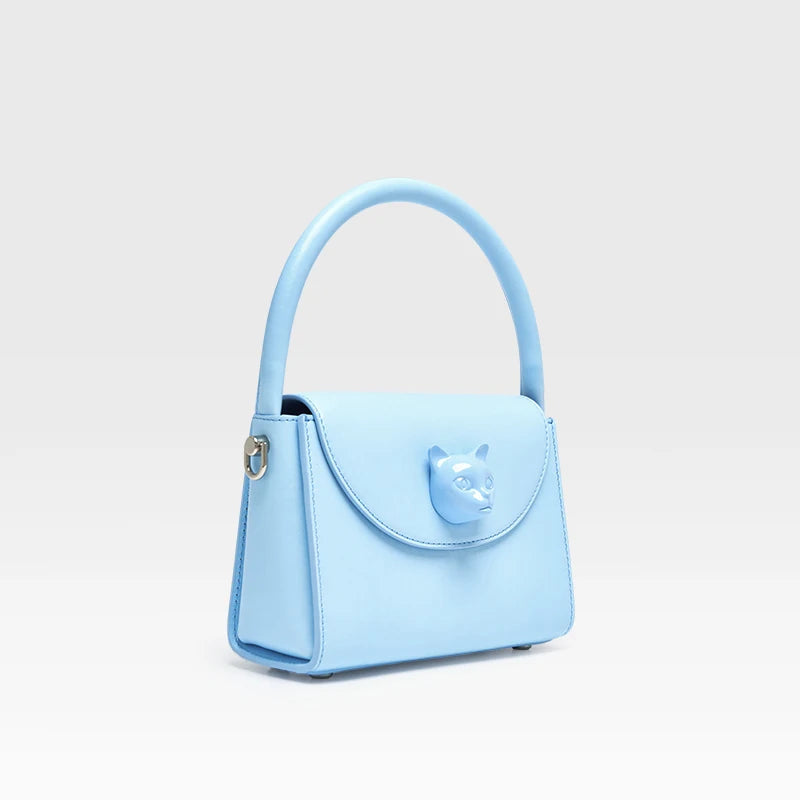 BAFELLI Cat Leather Mini Handbag