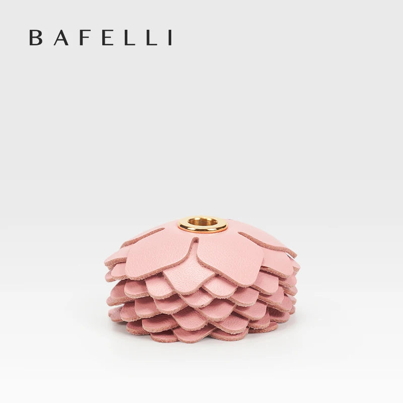 BAFELLI Cat-Shaped Leather Bag Charm