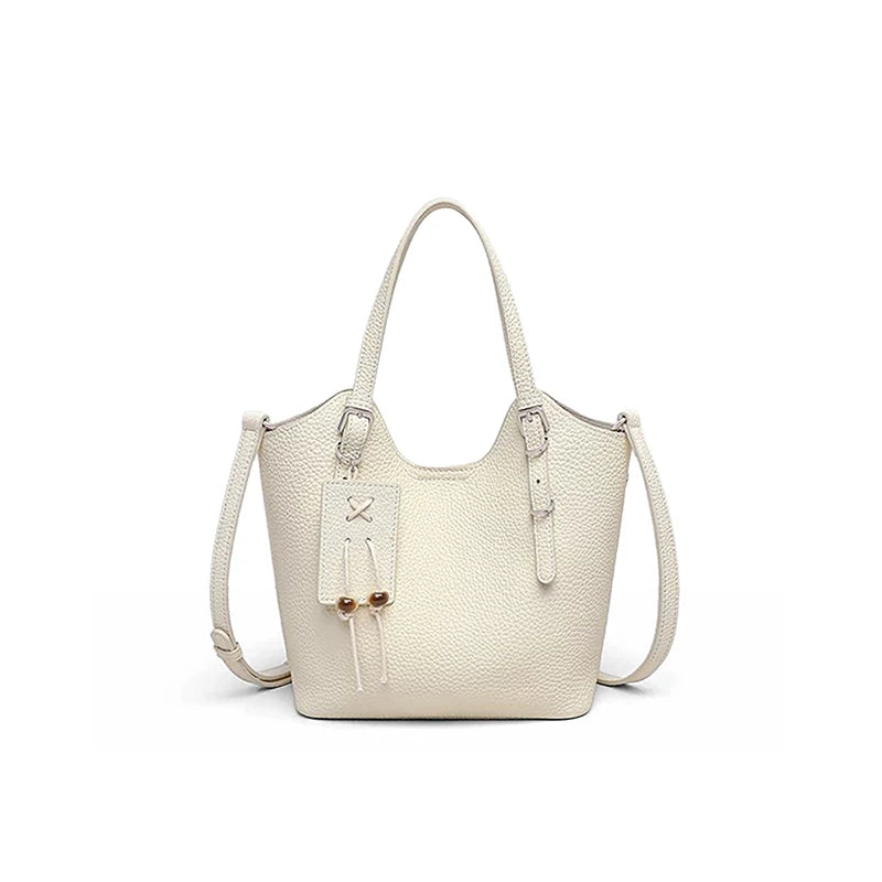 LA FESTIN Leather Tote Crossbody Bag