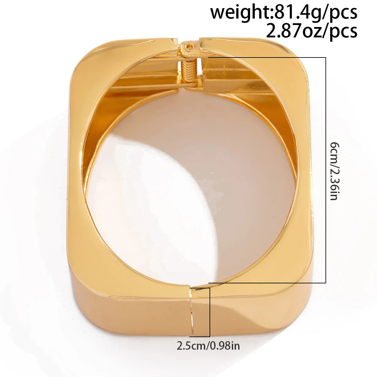 Square Cuff Bracelet