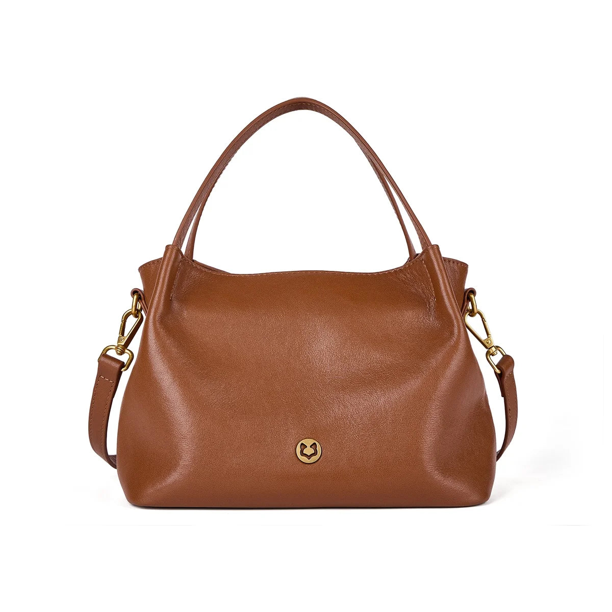 FOXER Slouchy Cowhide Leather Hobo Bag