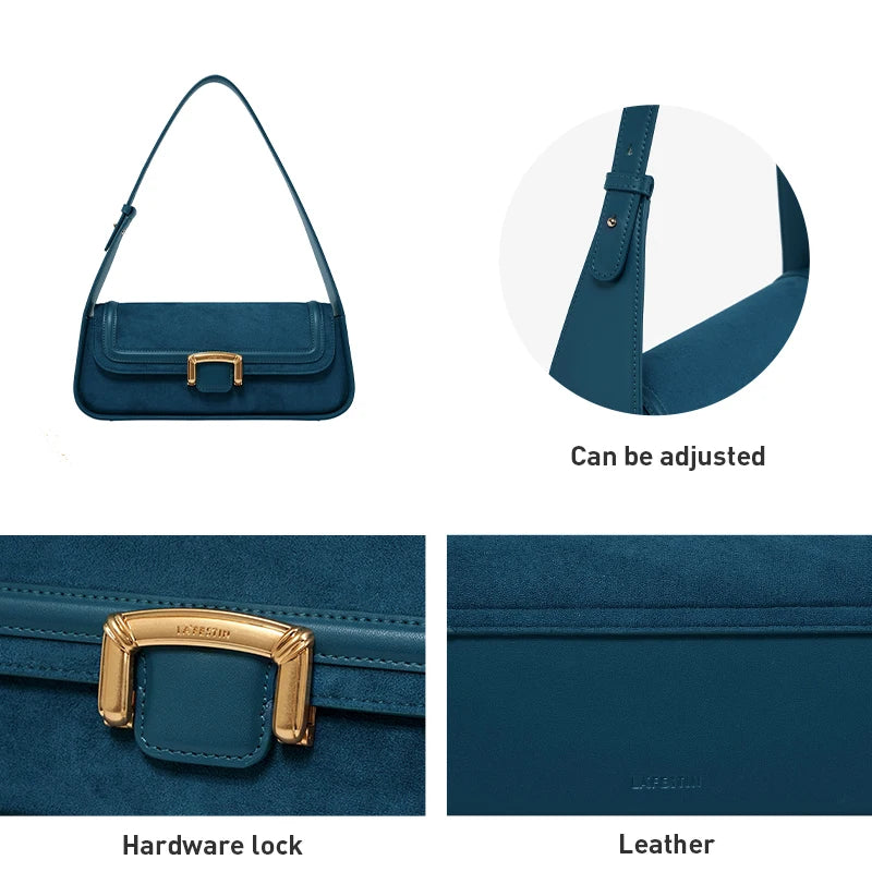 LA FESTIN Large Leather Shoulder Bag