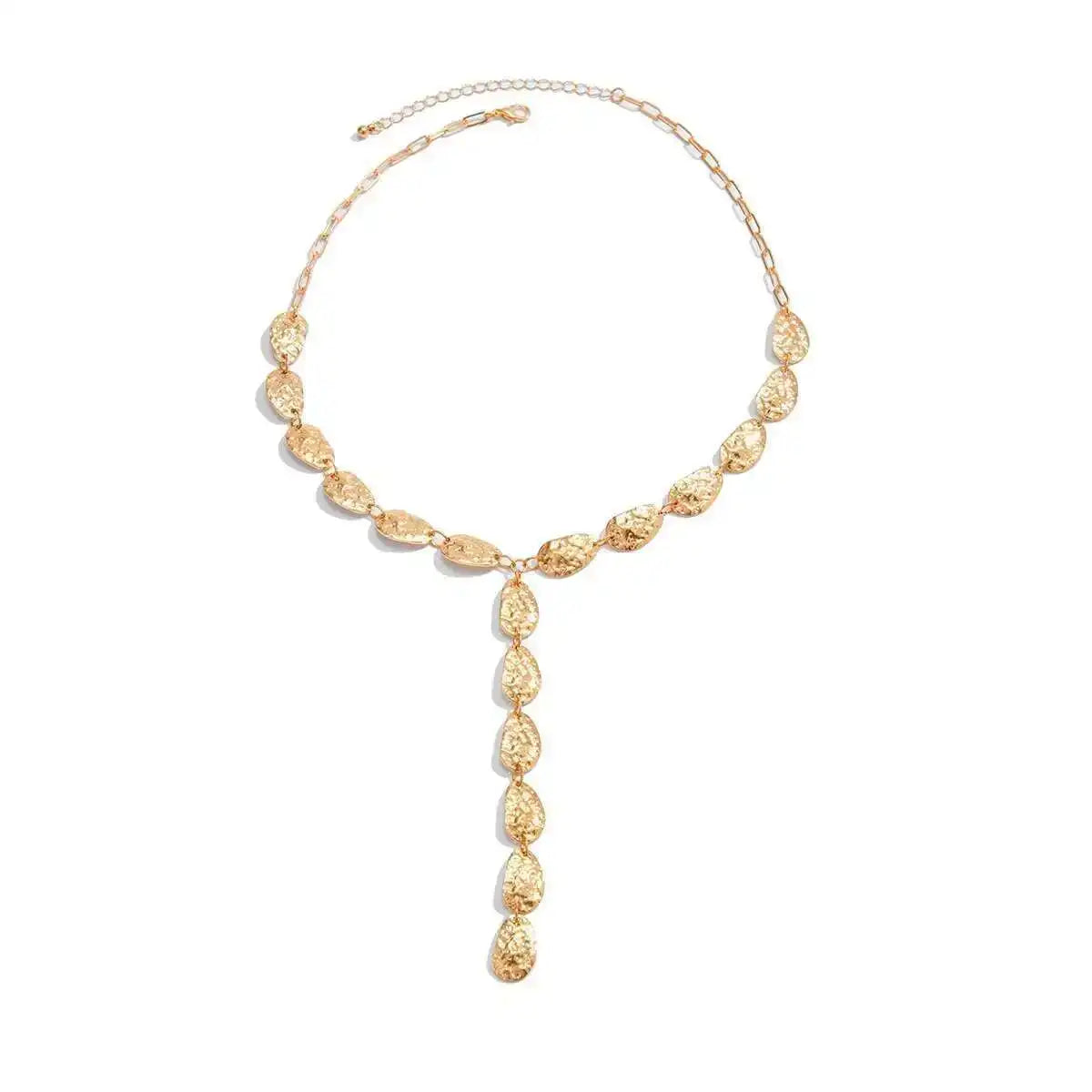 Vintage Baroque Y Pendant Necklace