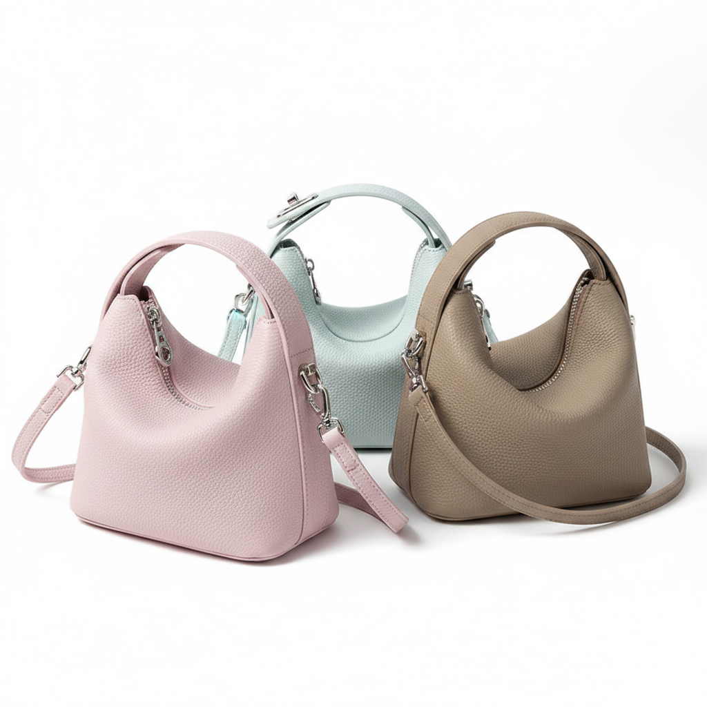 Mini Leather Tote Crossbody Bag