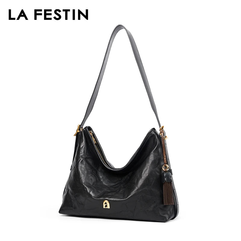 LA FESTIN Large Leather Tote Bag