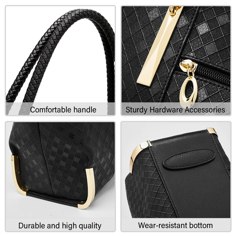 FOXER Genuine Leather Tote Handbag