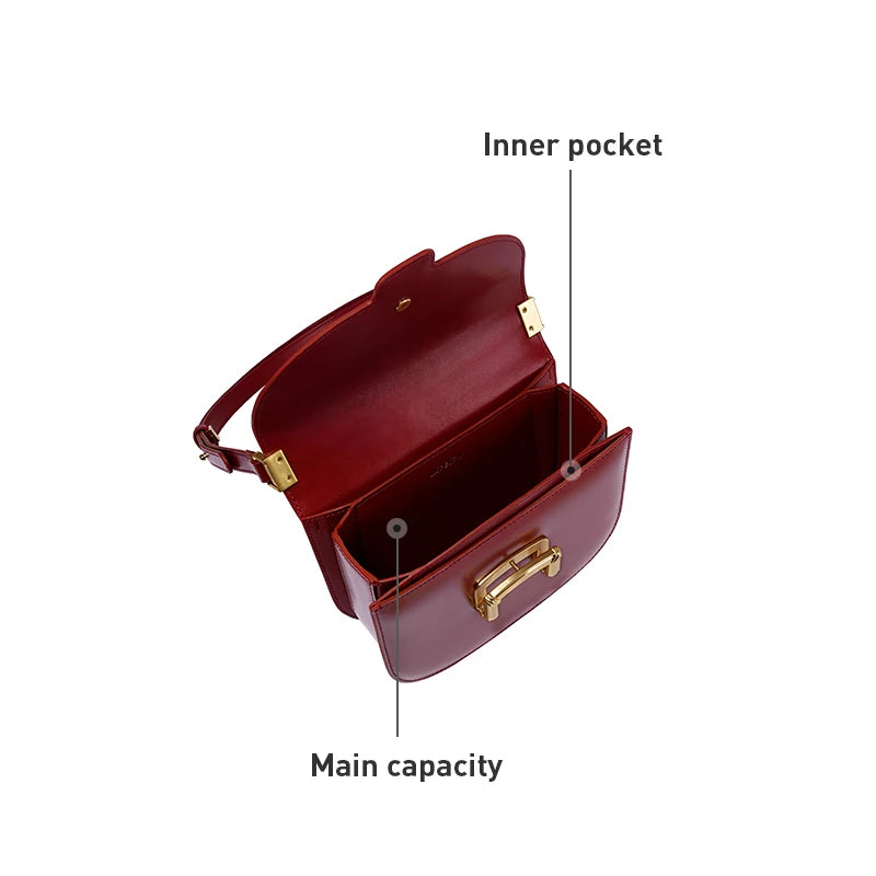 LA FESTIN Saddle Crossbody Bag