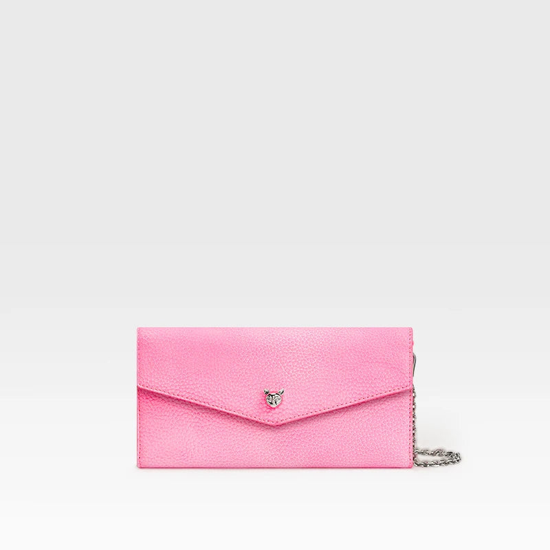 Leather Chain Wallet Bag