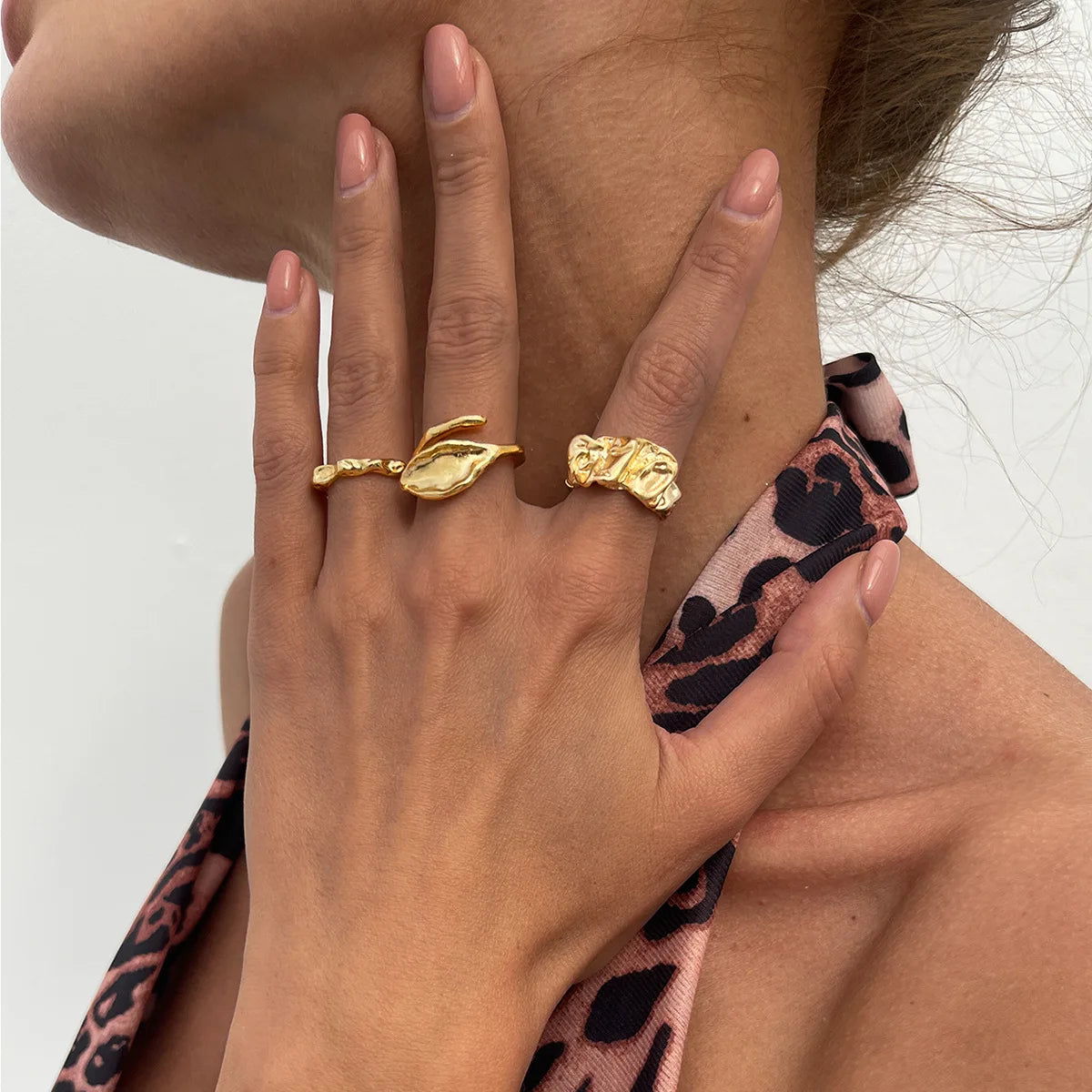 Sun & Starfish Ring Set