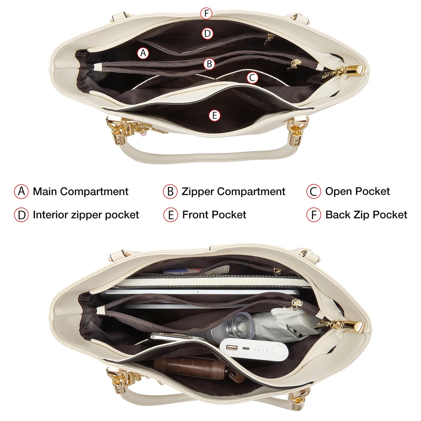 FOXER Women’s Leather Messenger Bag
