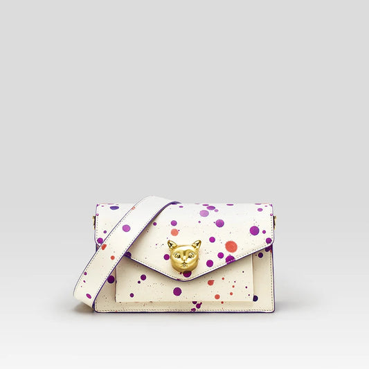 Leather Flap Crossbody Bag