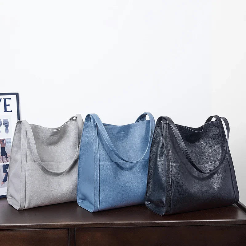 Large Leather Tote Bag 2026