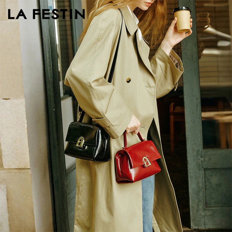 LA FESTIN Mini Leather Crossbody Bag