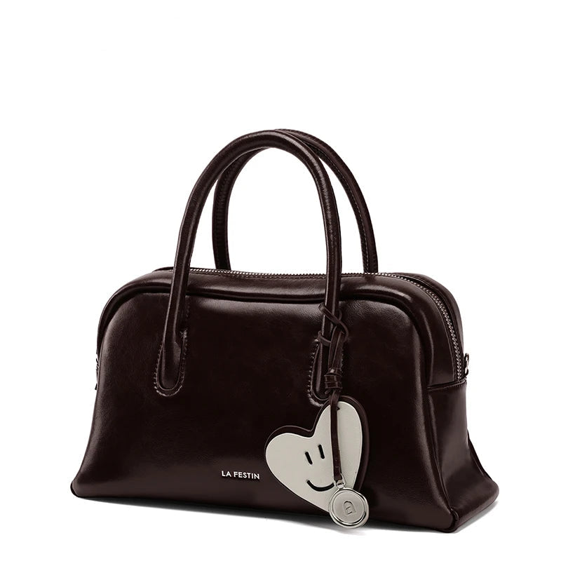 LA FESTIN Large Leather Crossbody Bag