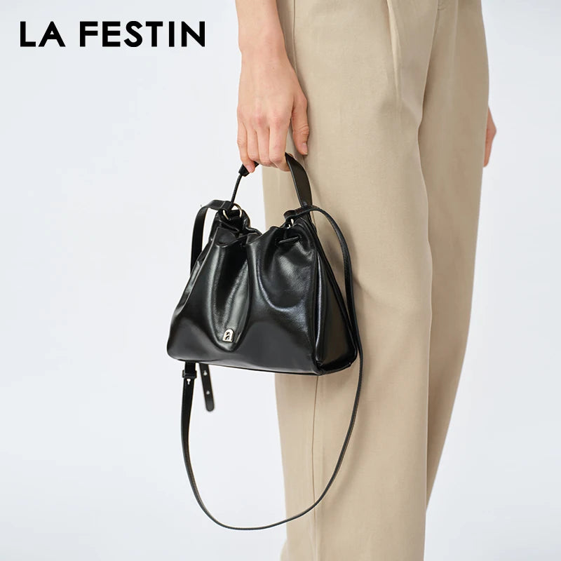 LA FESTIN Leather Shoulder Bag