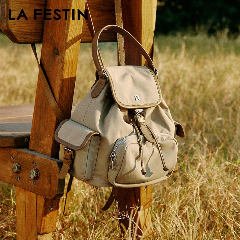 LA FESTIN Leather Backpack Bag