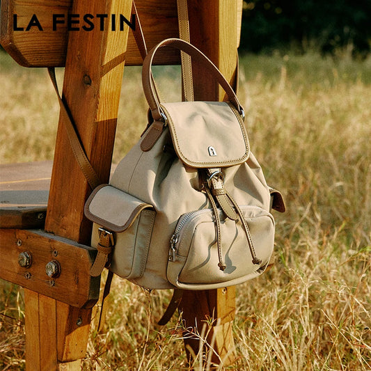 LA FESTIN Leather Backpack Bag