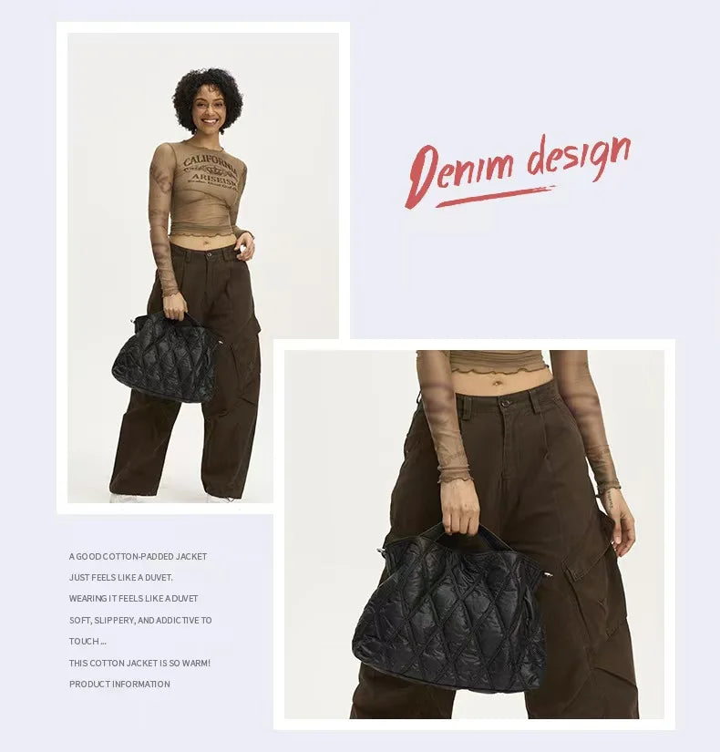 Quilted Puffer Shoulder Bag