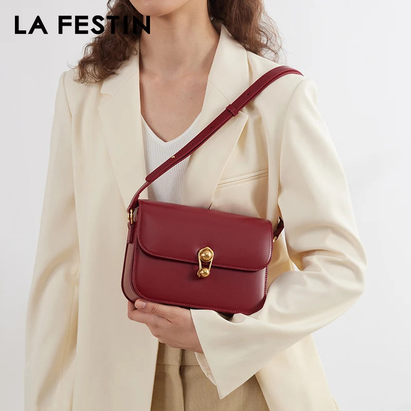 LA FESTIN Mini Leather Crossbody Bag