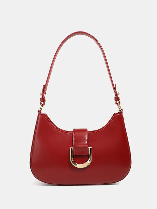 Zency Leather Top-Handle Shoulder Bag