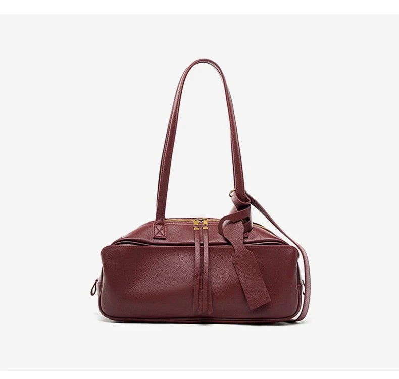 Large Leather Tote Shoulder Bag