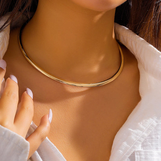 Vintage Gold Torque Choker