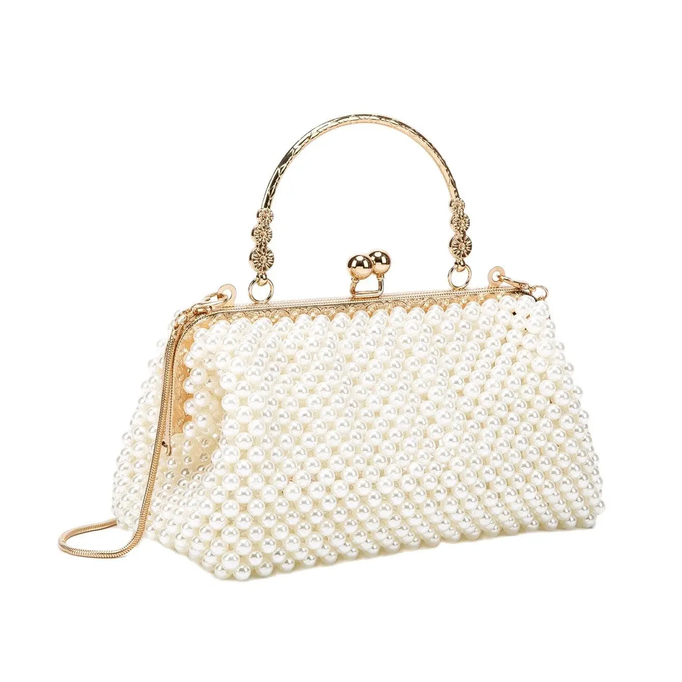 Purses and Handbag Luxury Designer Clutch Purse Handmade Pearl