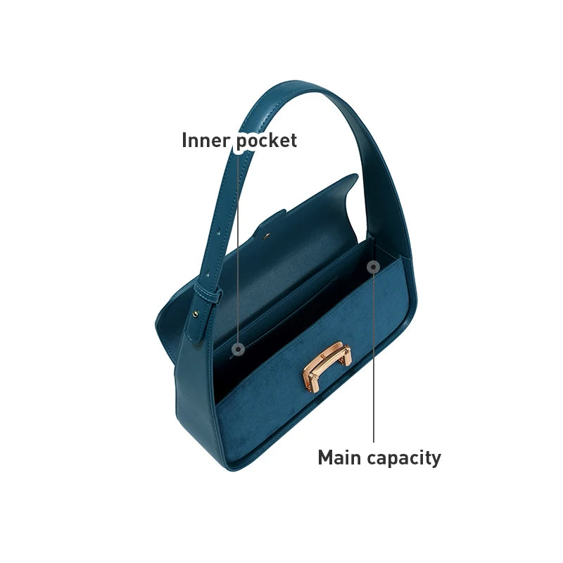LA FESTIN Large Leather Shoulder Bag