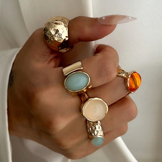 Boho Open Ring Set
